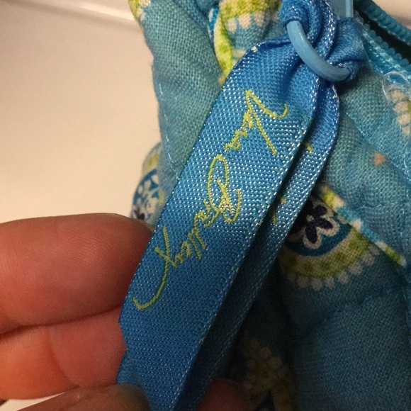 Blue and green Vera Bradley paisley purse - Picture 5 of 5